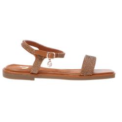 Gold&gold Sandali Sandali GP23 475 rasoterra strass Marrone