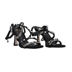 Sandali GC 670 tacco multicolor Nero