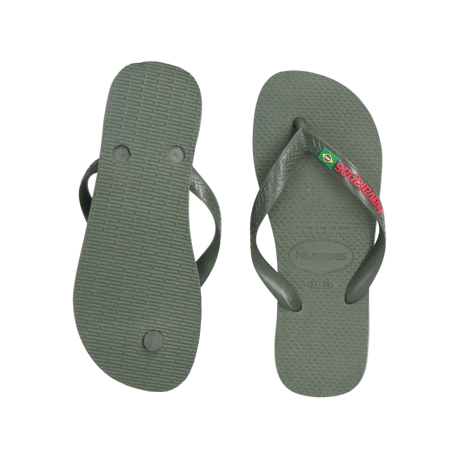 Havaianas Scarpe mare Scarpe mare BRASIL LOGO MIX Verde Scuro