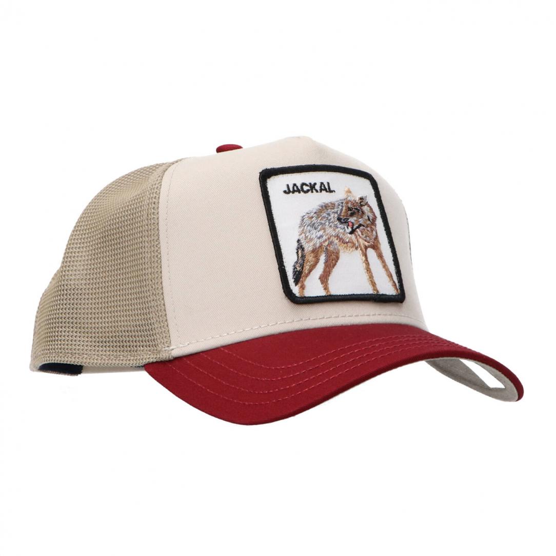 Animal baseball cap Beige Jackal 3