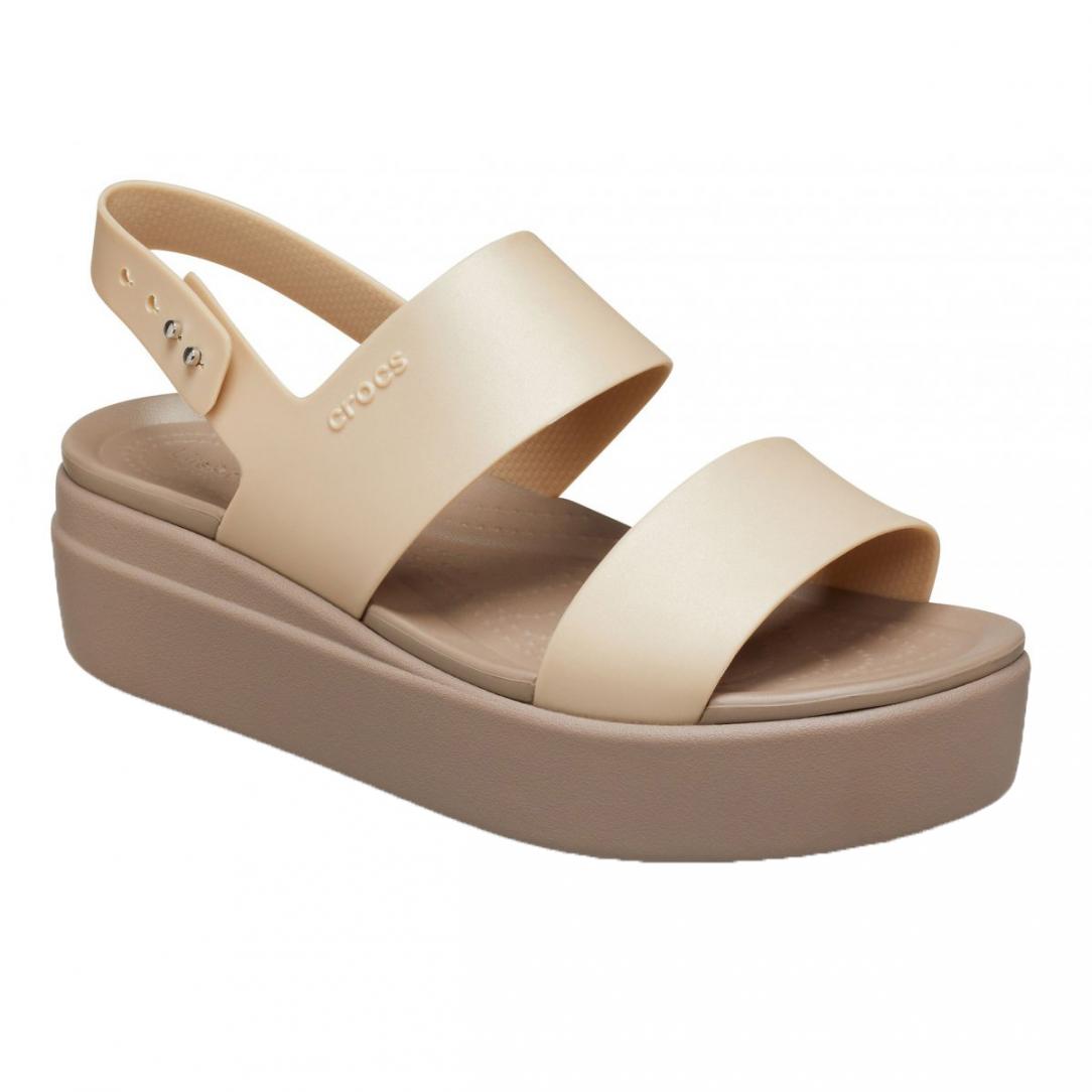 CROCS BROOKLYN SANDALS Beige 2