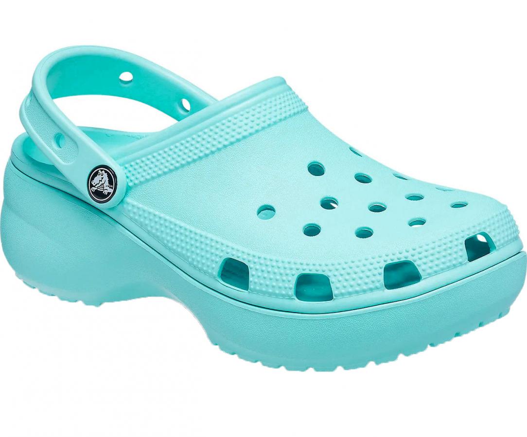 WOMEN PLATFORM CLOG Verde Acqua 2