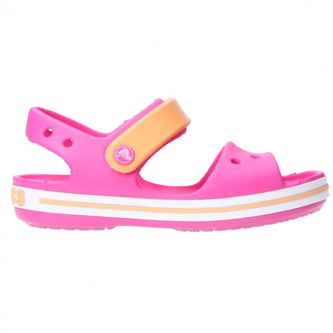 CROCBAND SANDAL KID Fucsia 1