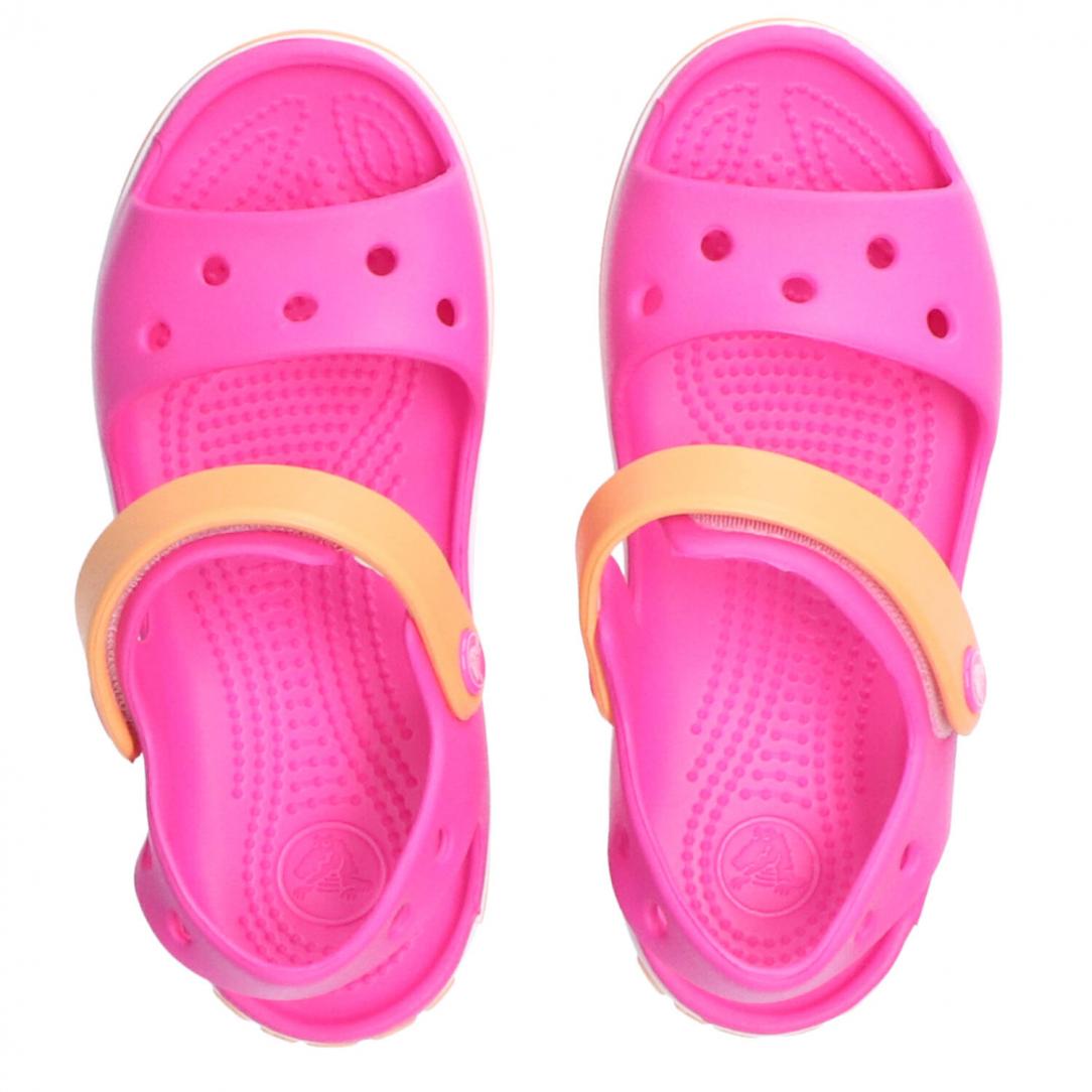 CROCBAND SANDAL KID Fucsia 2