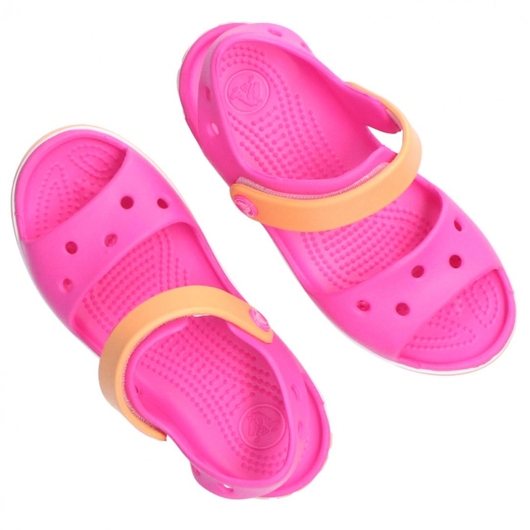 CROCBAND SANDAL KID Fucsia 3