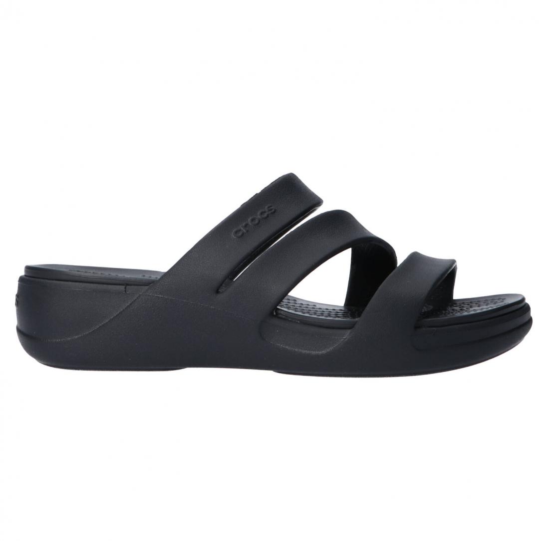 CROCS MONTEREY WEDGE W Nero 1