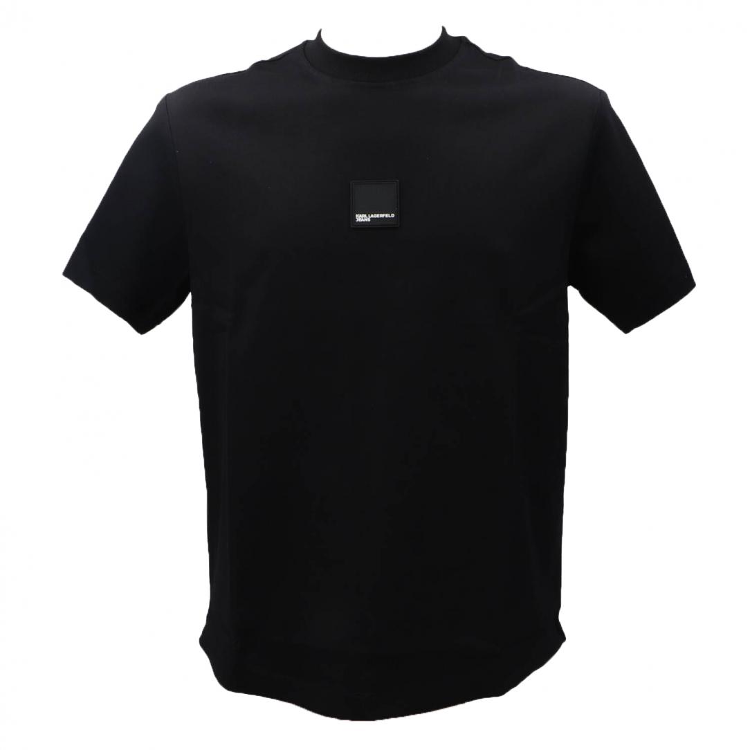 REGULAR CURVED HEM TEE 245D1705 Nero 1