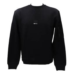 Karl Lagerfeld Felpe Felpe REGULAR MIX MATERIAL 245D1803 Nero