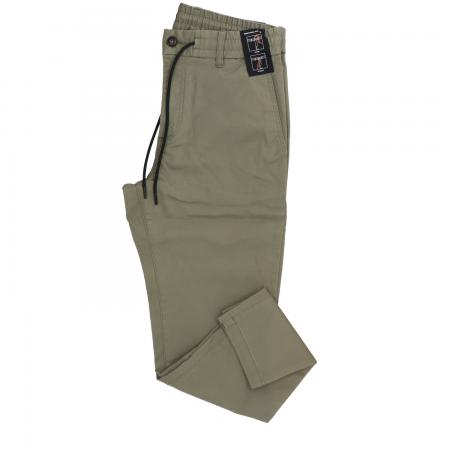 Pantaloni Uomo CHINO-TAPERED-DS-1 Verde