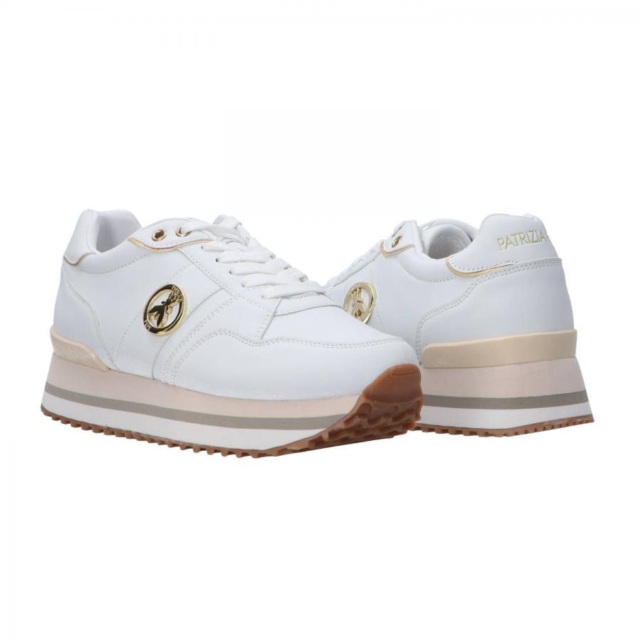 え*こ様 渋谷PARCO購入⭐︎定価８万円⭐︎PATRIZIA PEPE ⭐︎白 Patrizia Pepe Girl Sneakers PPJ811 Platform Bianco