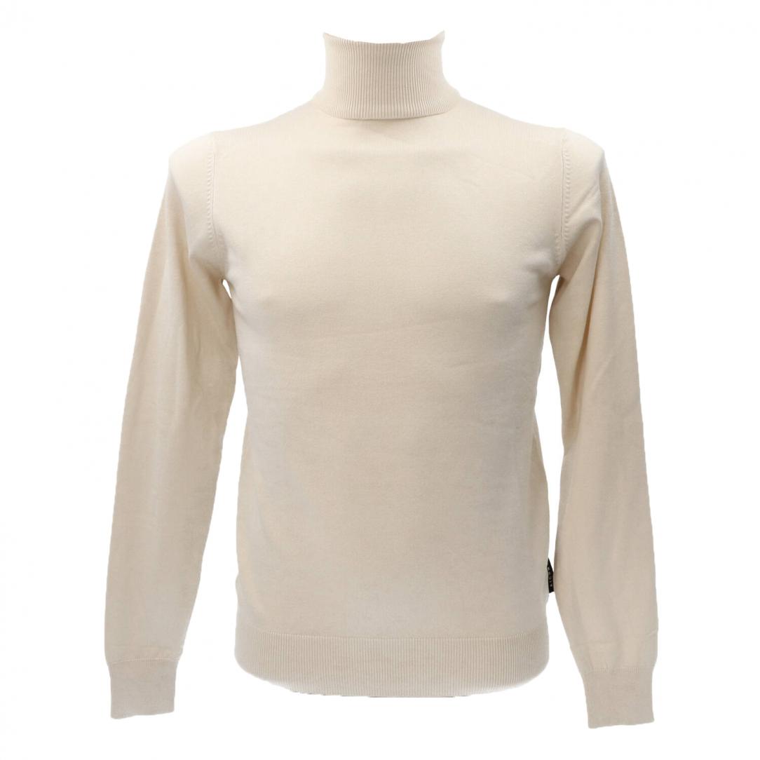 SWEATER TURTLENECK CUSMA Bianco Panna 1