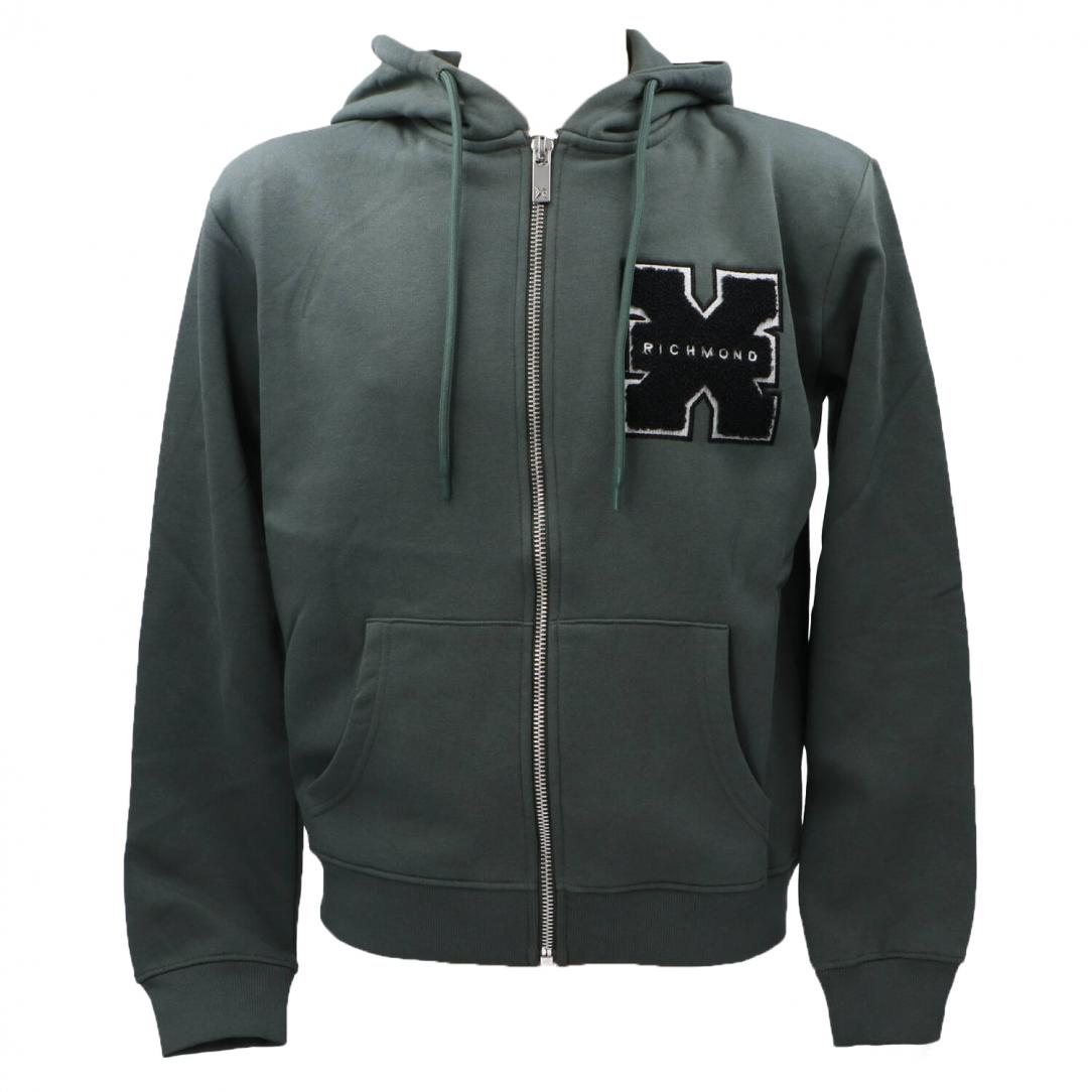 SWEATSHIRT ZIP TRISON Verde 1