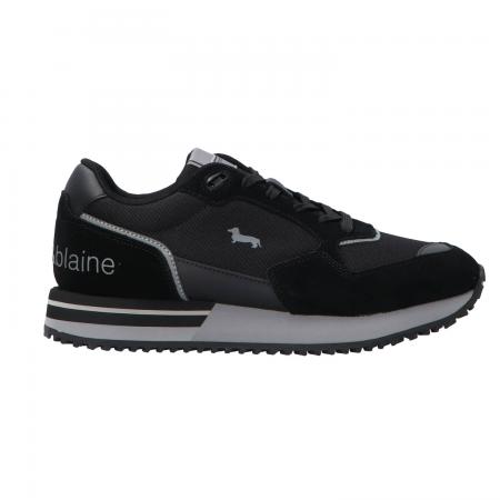 Sneakers Uomo Tex fabric nylon suede Nero