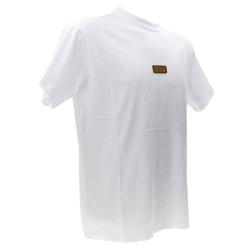 T-shirt 77GAHT08 LOGO PLACKET Bianco
