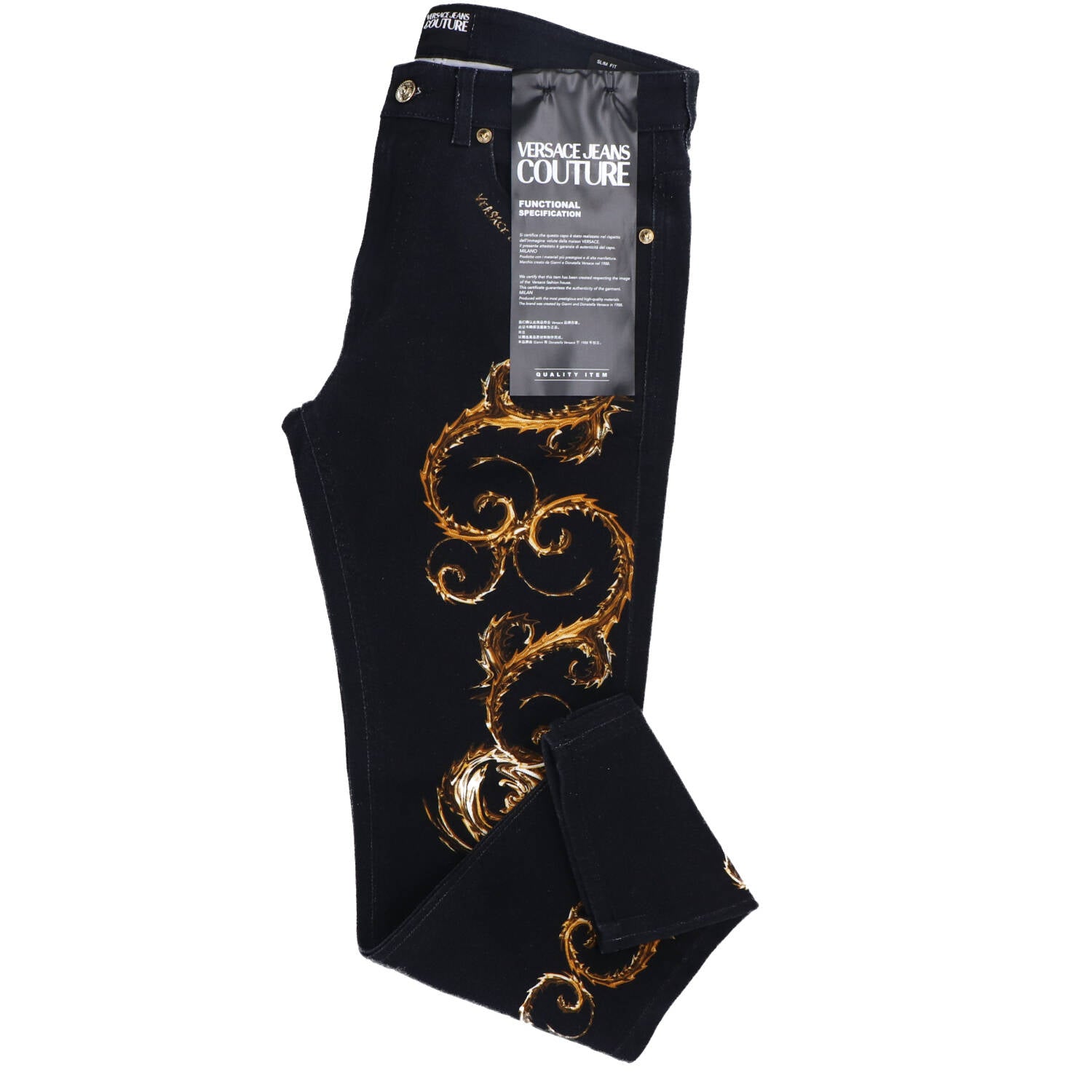 Versace Jeans Jeans 77GAB50P SLIM MILANO PANEL Nero