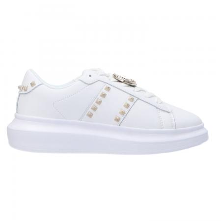 Sneakers Donna Fondo Ursa dis.3 Bianco 