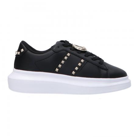 Sneakers Donna Fondo Ursa dis.3 Nero