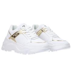 Sneakers Fondo Casper dis. 9 Bianco