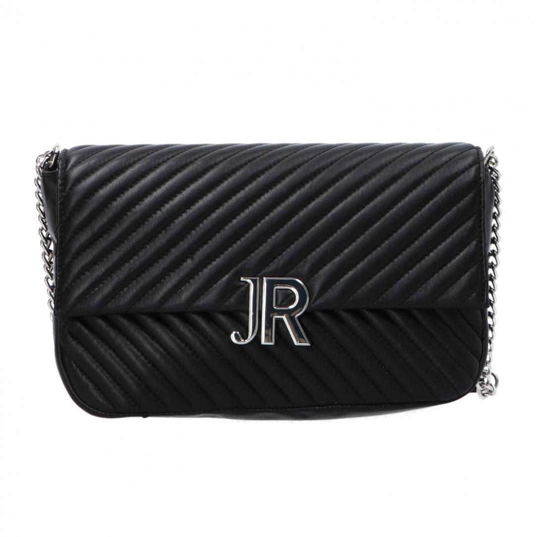 SHOULDER BAG JIUNGE Argento Nero 1