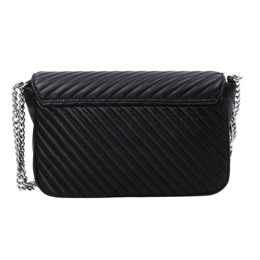 SHOULDER BAG JIUNGE Argento Nero 4