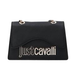 Just Cavalli Borse a spalla Borse a spalla SAFFIANO METAL LETTERING Nero