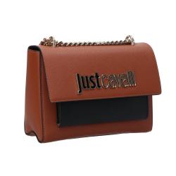 Borse a spalla METAL LETTERING STYLE Cuoio