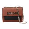 Just Cavalli Borse a spalla Borse a spalla METAL LETTERING STYLE Cuoio - Foto 3