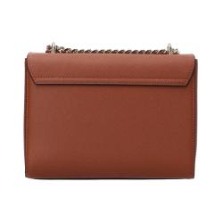 Borse a spalla METAL LETTERING STYLE Cuoio