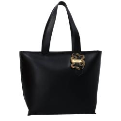 Just Cavalli Borse a spalla Borse a spalla DRUMED CALF SNAKES Nero