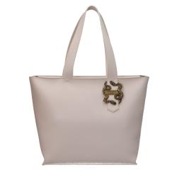 Just Cavalli Borse a spalla Borse a spalla DRUMED CALF SNAKES Beige