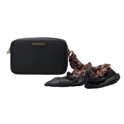 Just Cavalli Borse tracolla Borse tracolla SAFFIANO ICONIC FOULARD Nero