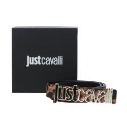 Just Cavalli Cinture Cinture JC METAL LETTERING SAFFIANO Multicolore
