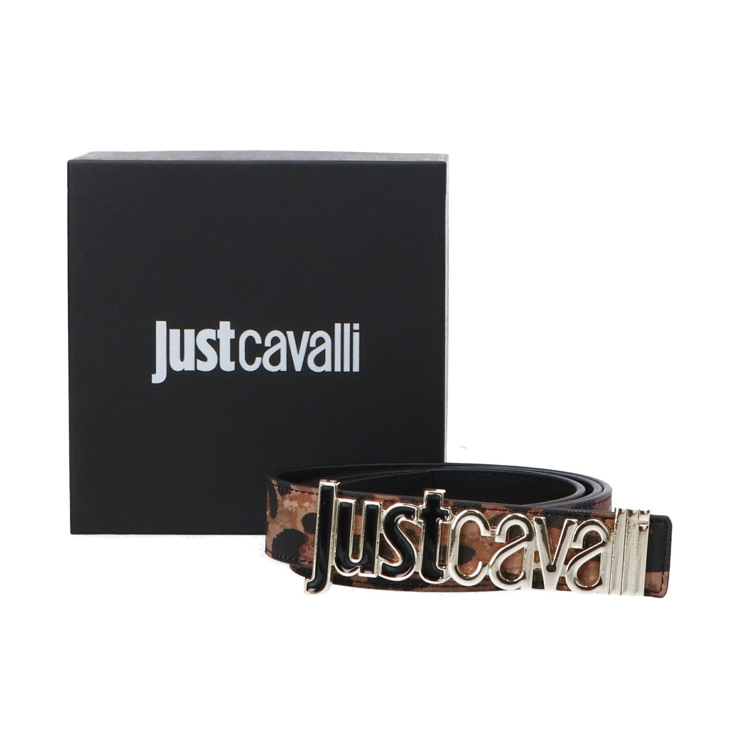 Just Cavalli Cinture Cinture JC METAL LETTERING SAFFIANO Multicolore