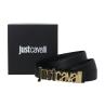 Just Cavalli Cinture Cinture JC METAL LETTERING SAFFIANO Nero - Foto 2