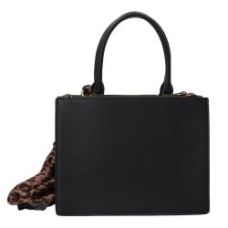 Borse a mano FOULARD ICONIC LEOPARD Nero