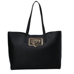 Chiara Ferragni Borse a spalla Borse a spalla SHOPPER GRAINY EYELIKE Nero