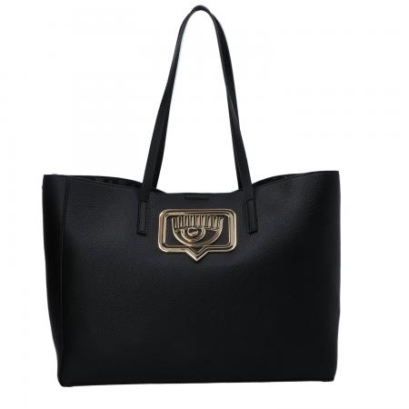 Borse A Spalla Donna SHOPPER GRAINY EYELIKE Nero