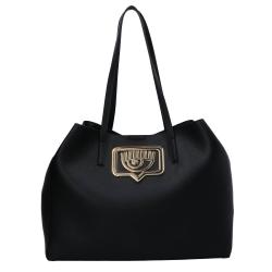 Borse a spalla SHOPPER GRAINY EYELIKE Nero