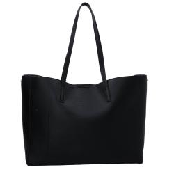 Borse a spalla SHOPPER GRAINY EYELIKE Nero