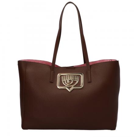 Borse A Spalla Donna SHOPPER GRAINY EYELIKE Marrone