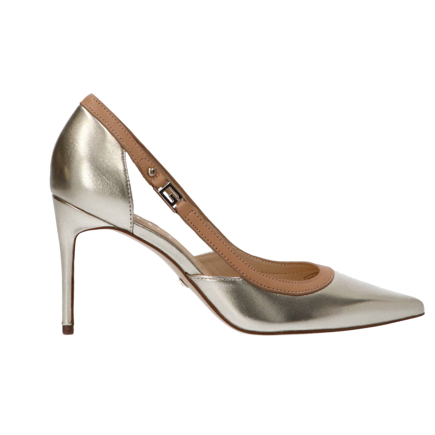 Guess Decolletes Decolletes FLTRCKLEM08 ecoleather bicolor Oro