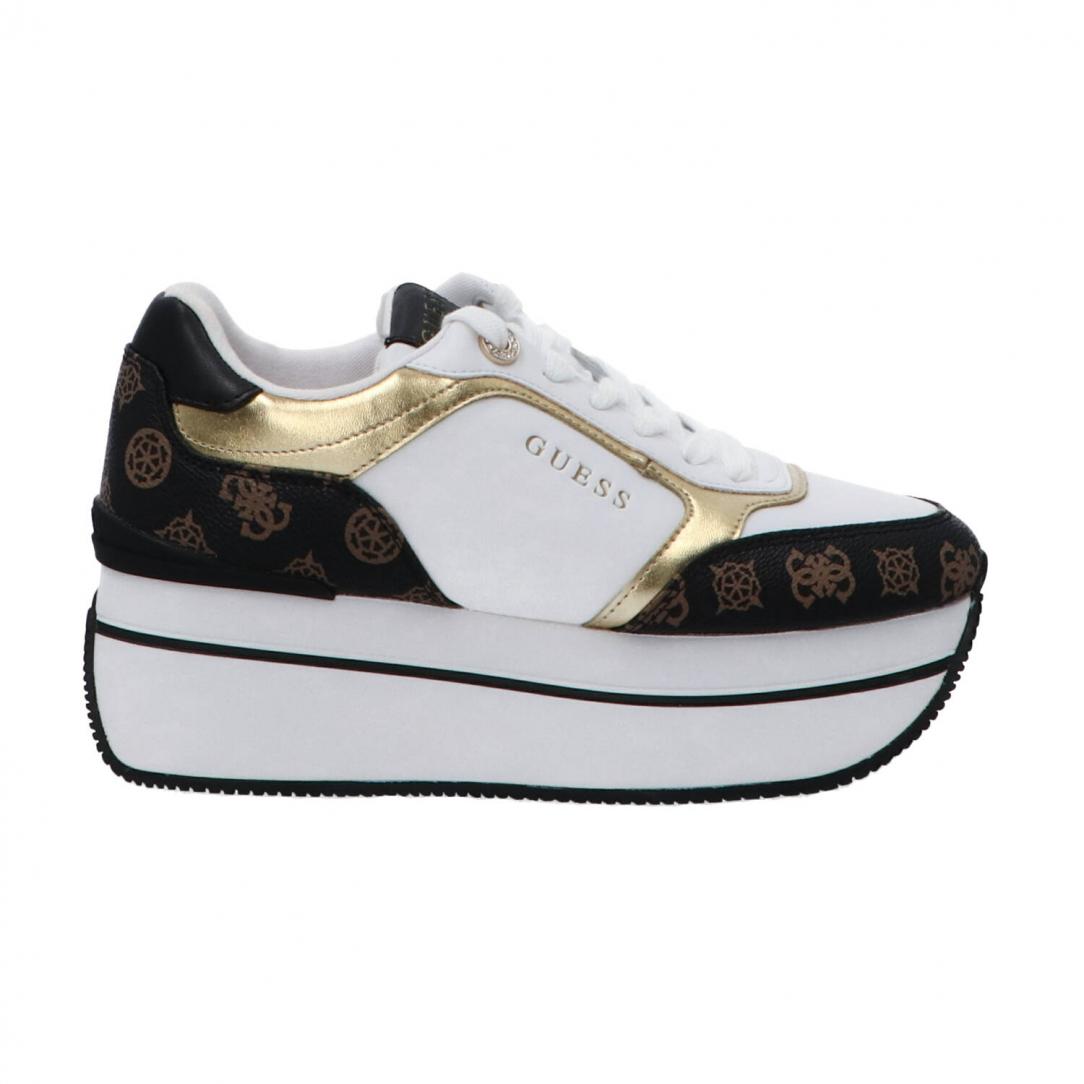 Platform monogram leather FL7CMFAL12 Bianco 1