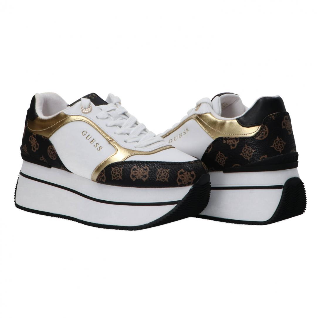 Platform monogram leather FL7CMFAL12 Bianco 3