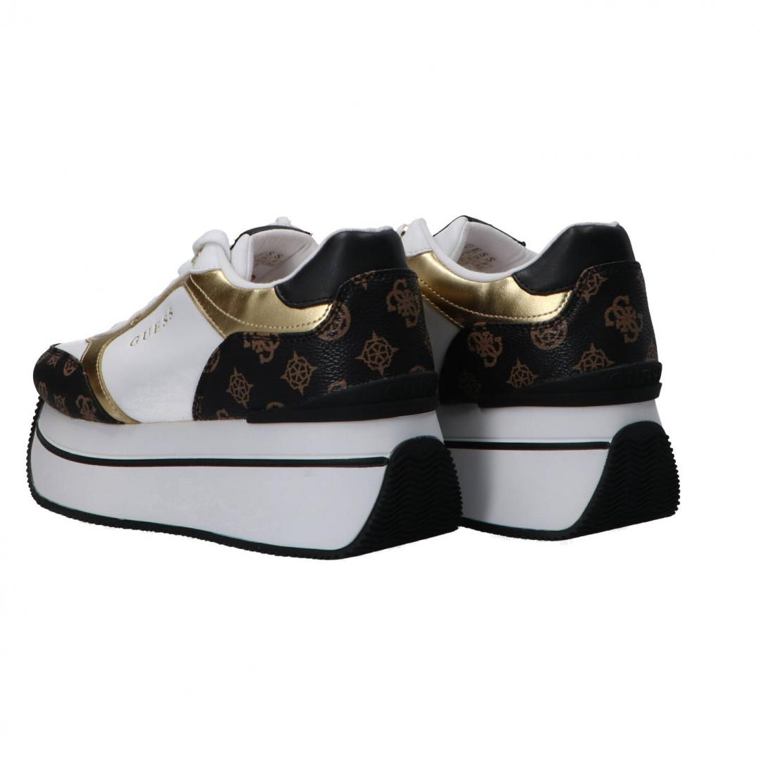 Platform monogram leather FL7CMFAL12 Bianco 4