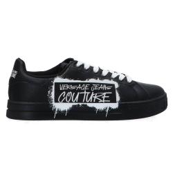 Versace Sneakers Sneakers Fondo court 88 lett grafiti Nero