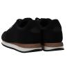 Sneakers Kai Runn leather nylon bianco nero