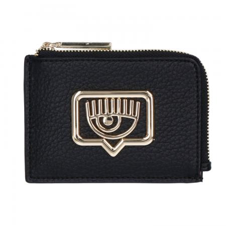 Portacarte Donna WALLET GRAINY EYELIKE Nero