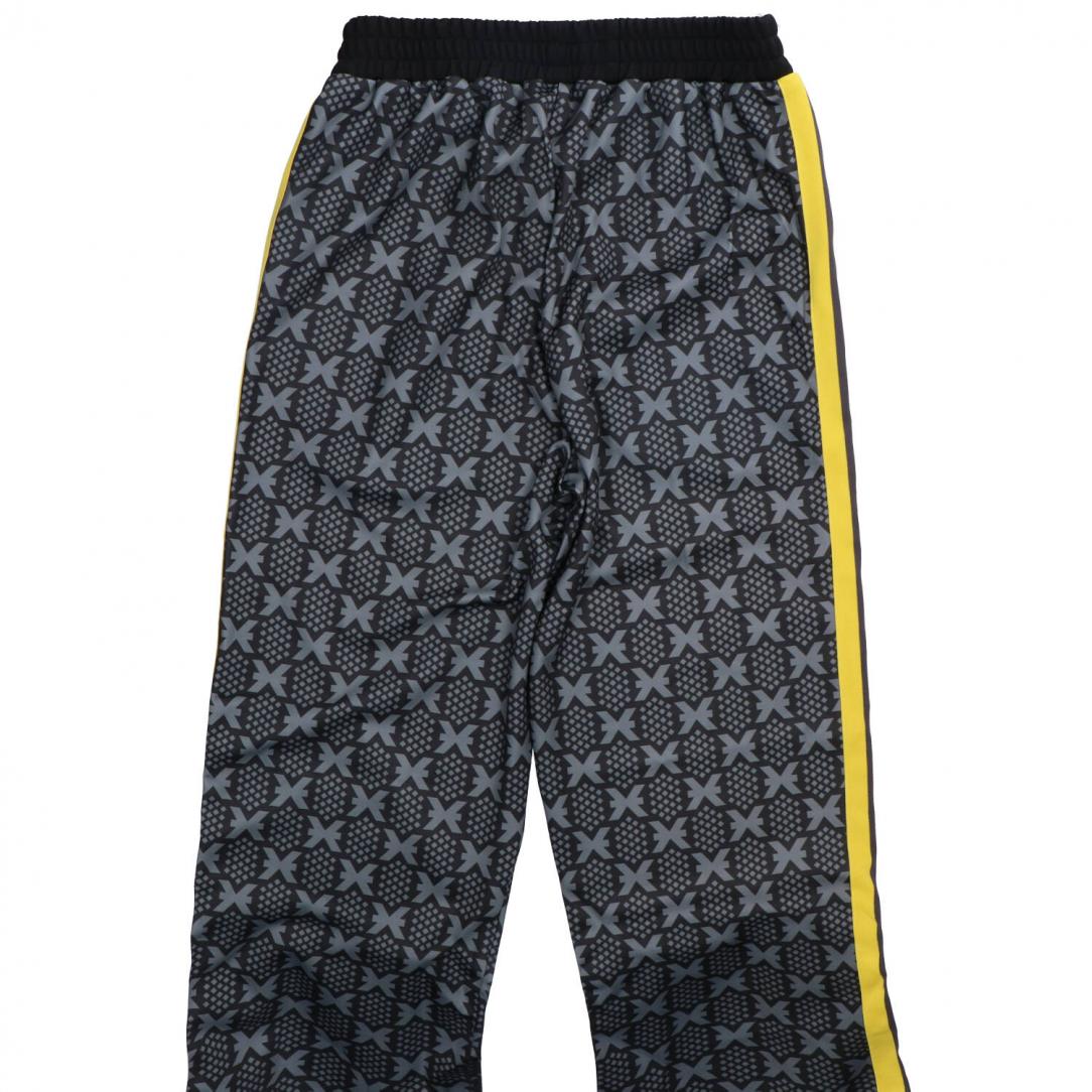 PANTS FLEECE MAURIC PATTA Nero Giallo 3