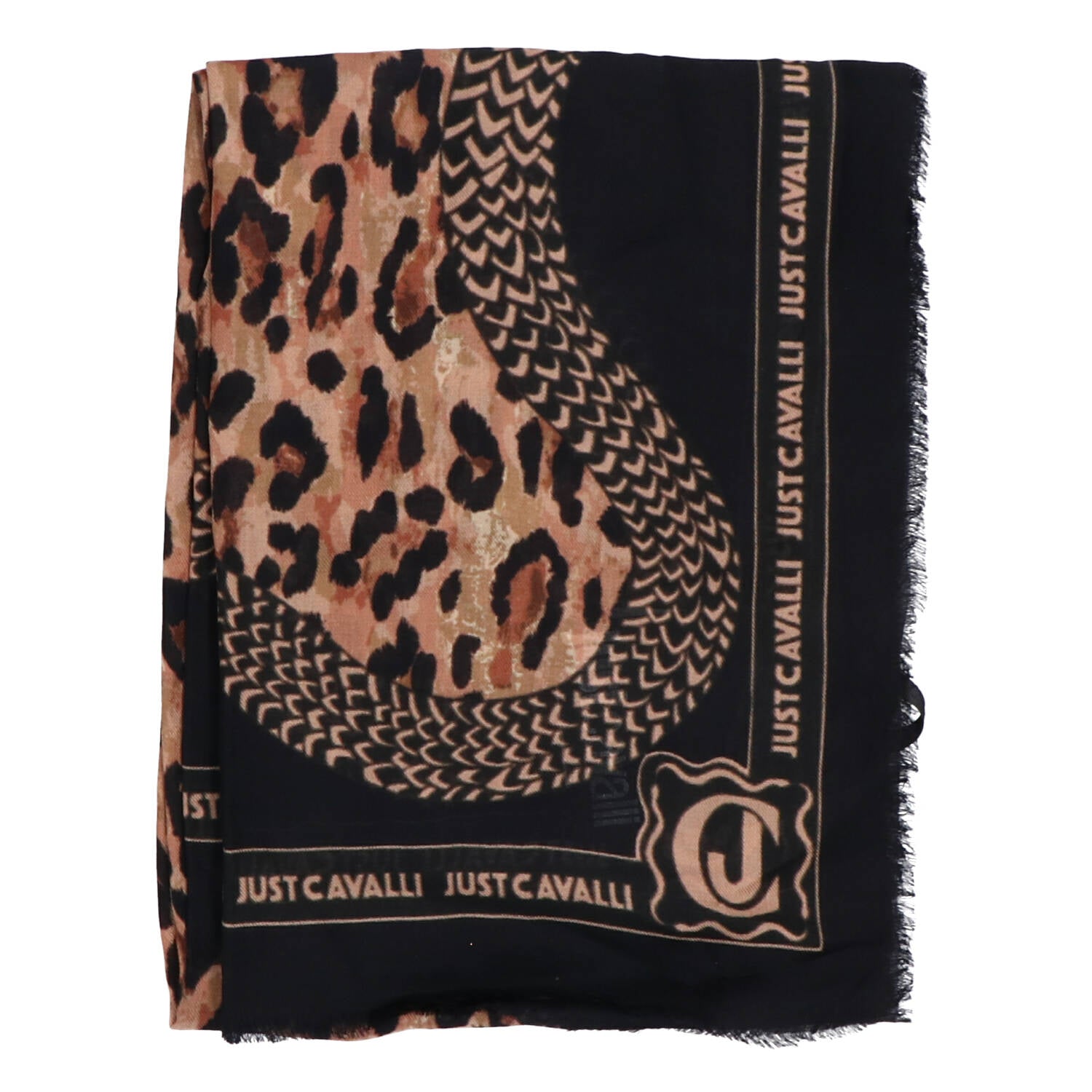 Just Cavalli Foulard Foulard PASHMINA JC PRINT SEASONAL Multicolore