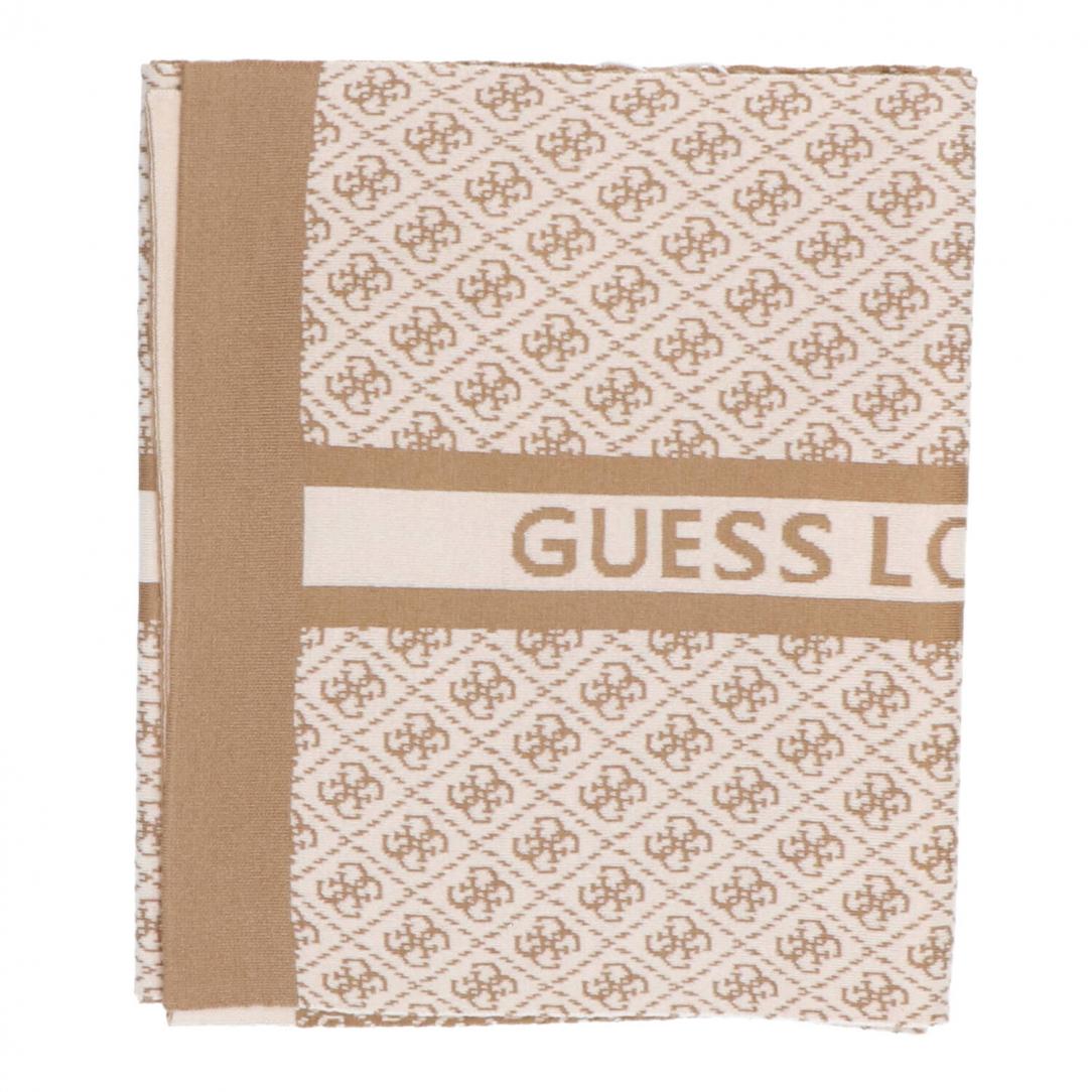 SEVYN 4G LOGO SCARF Beige 1